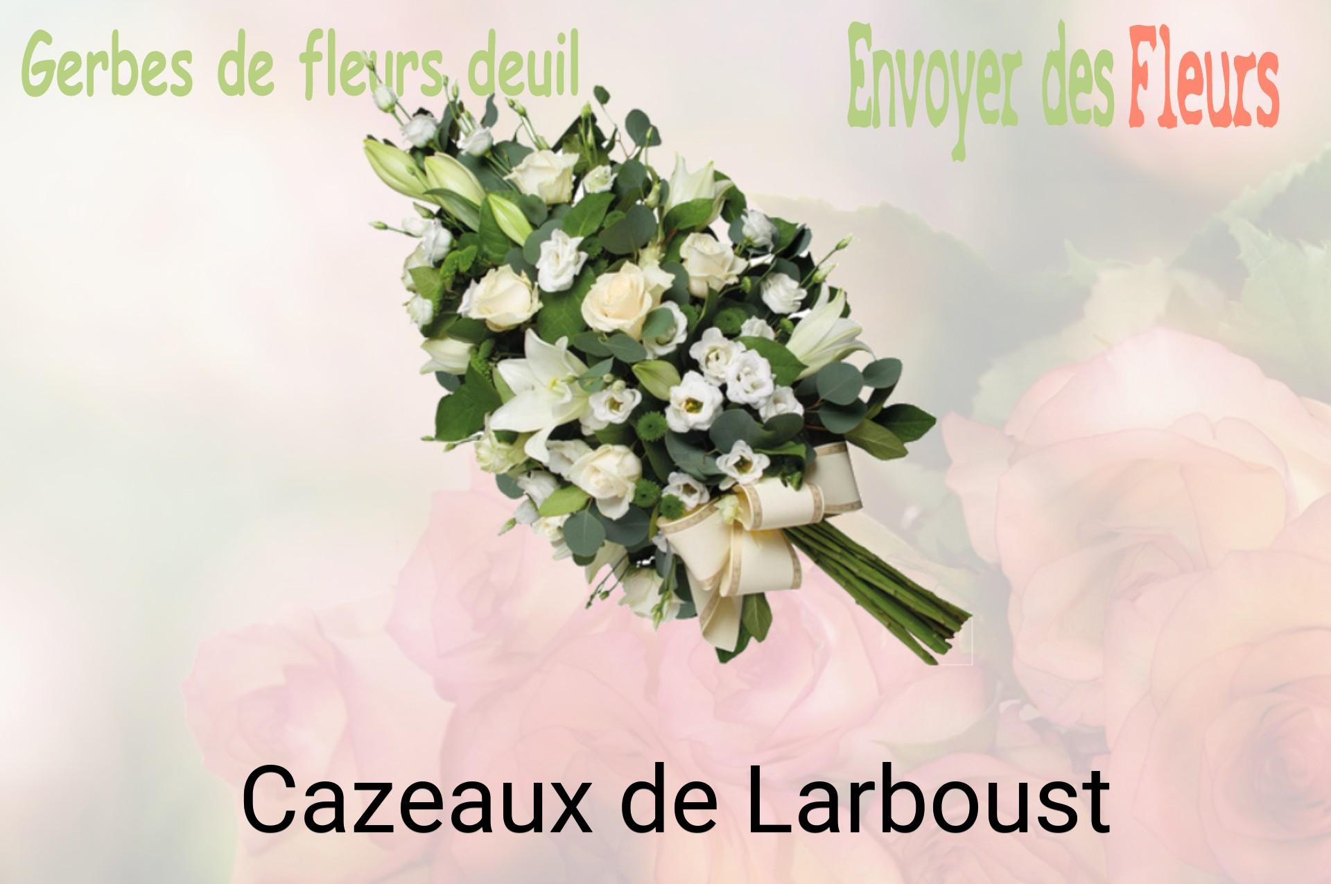 Gerbe de fleurs de deuil livrée à Cazeaux-de-Larboust